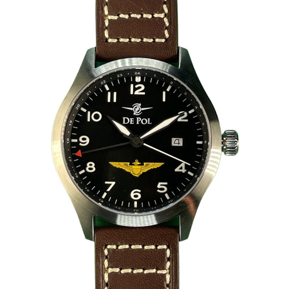 44mm Navy Pilot GMT Watch